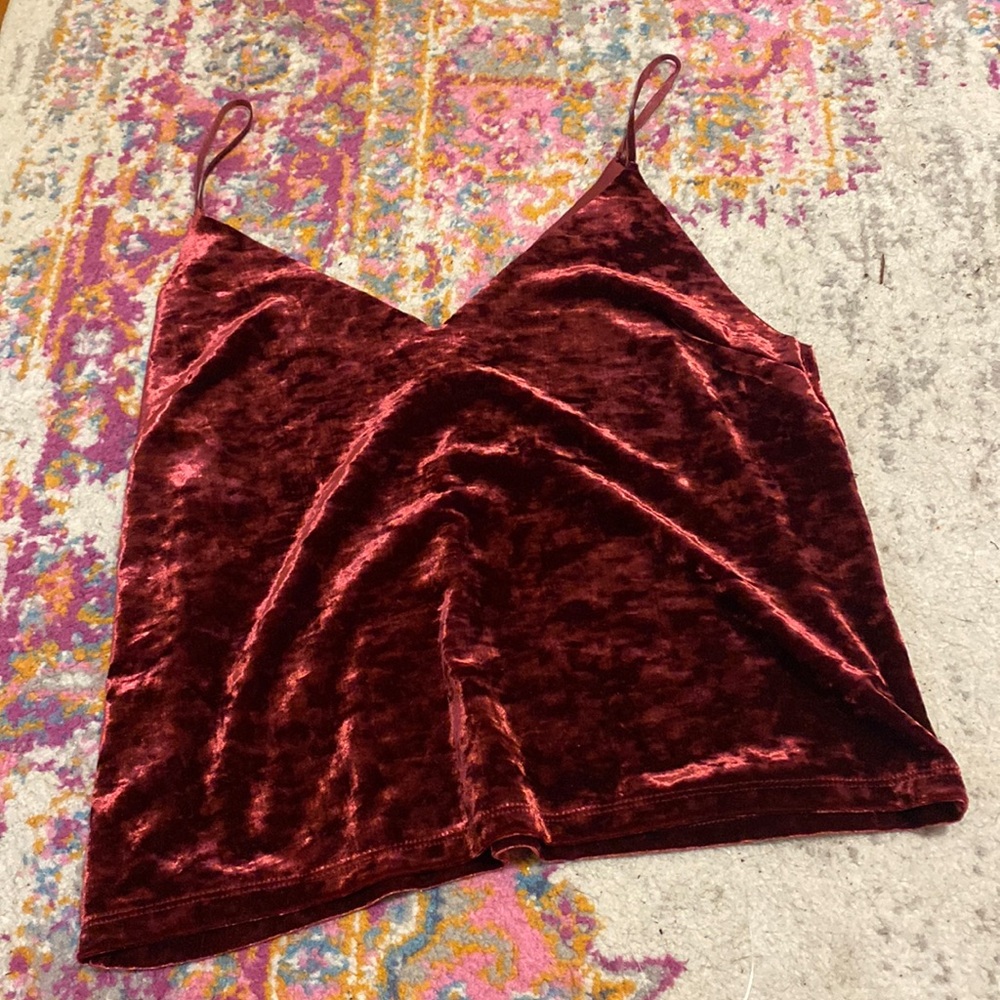 Velvet Camisole Top